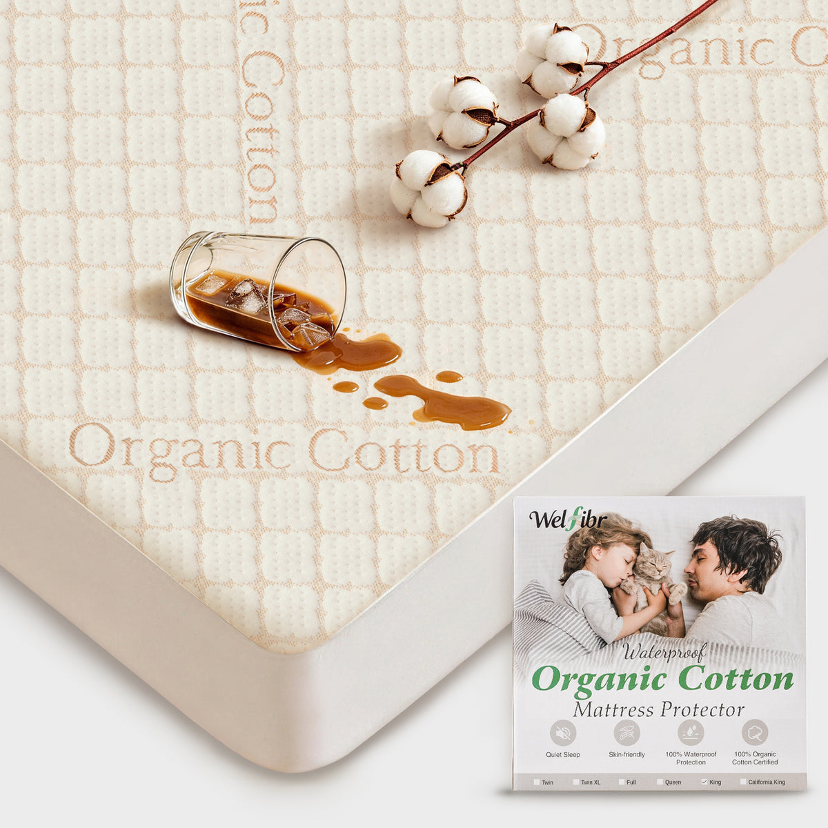 Organic Cotton Mattress Protector