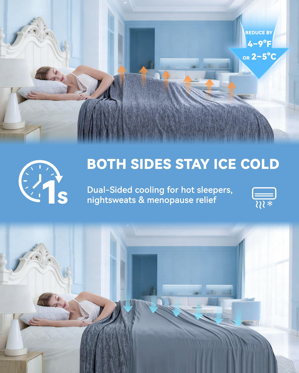 Lightweight Summer Cooling Blanket