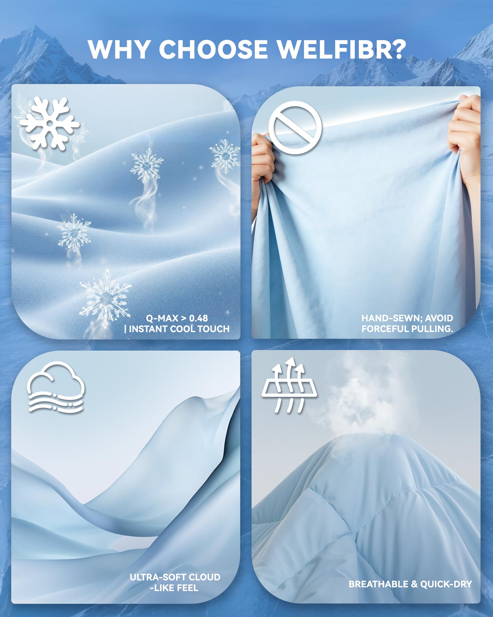 Nylon Spandex Summer Cooling Comforter