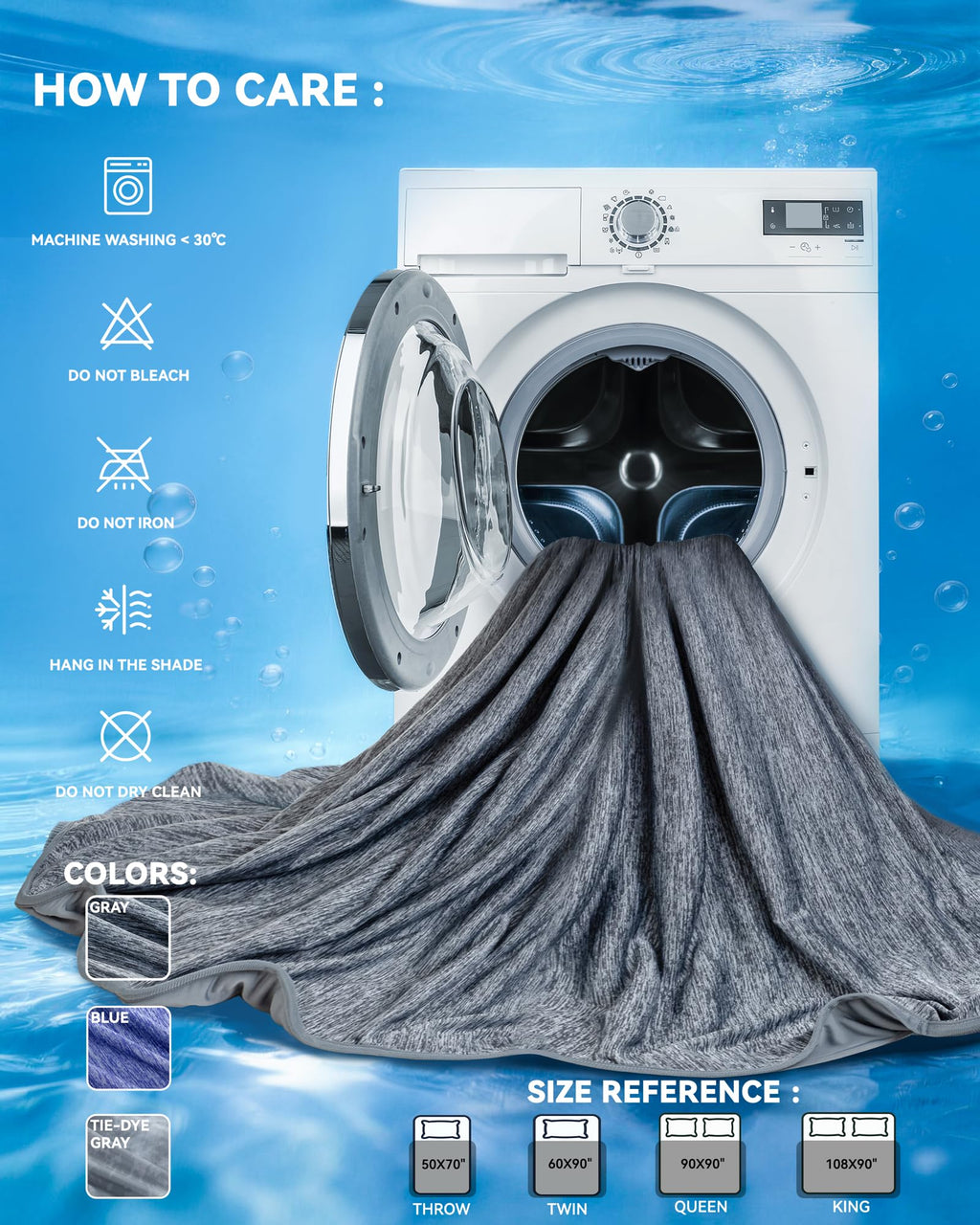 Lightweight Summer Cooling Blanket