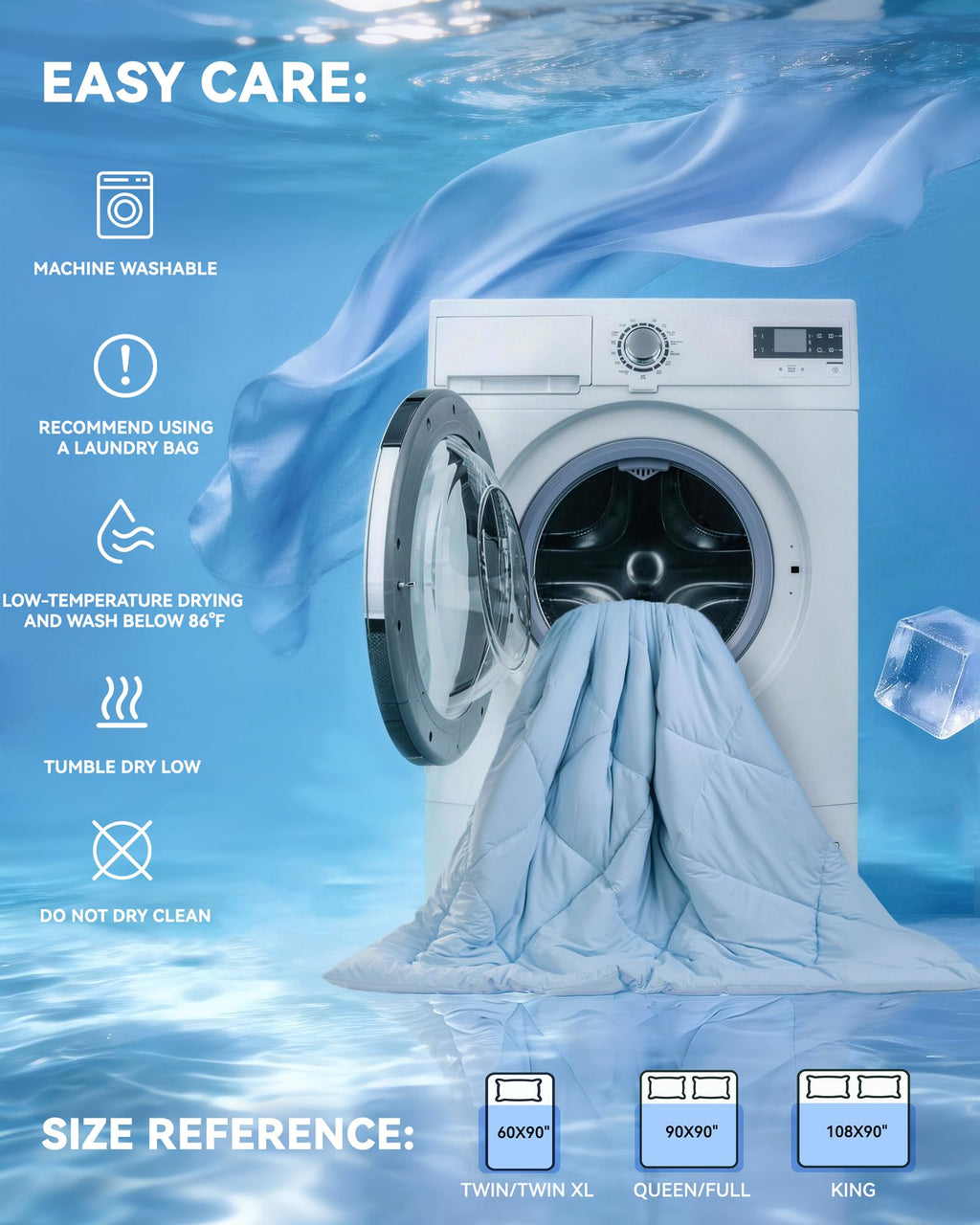 Nylon Spandex Summer Cooling Comforter