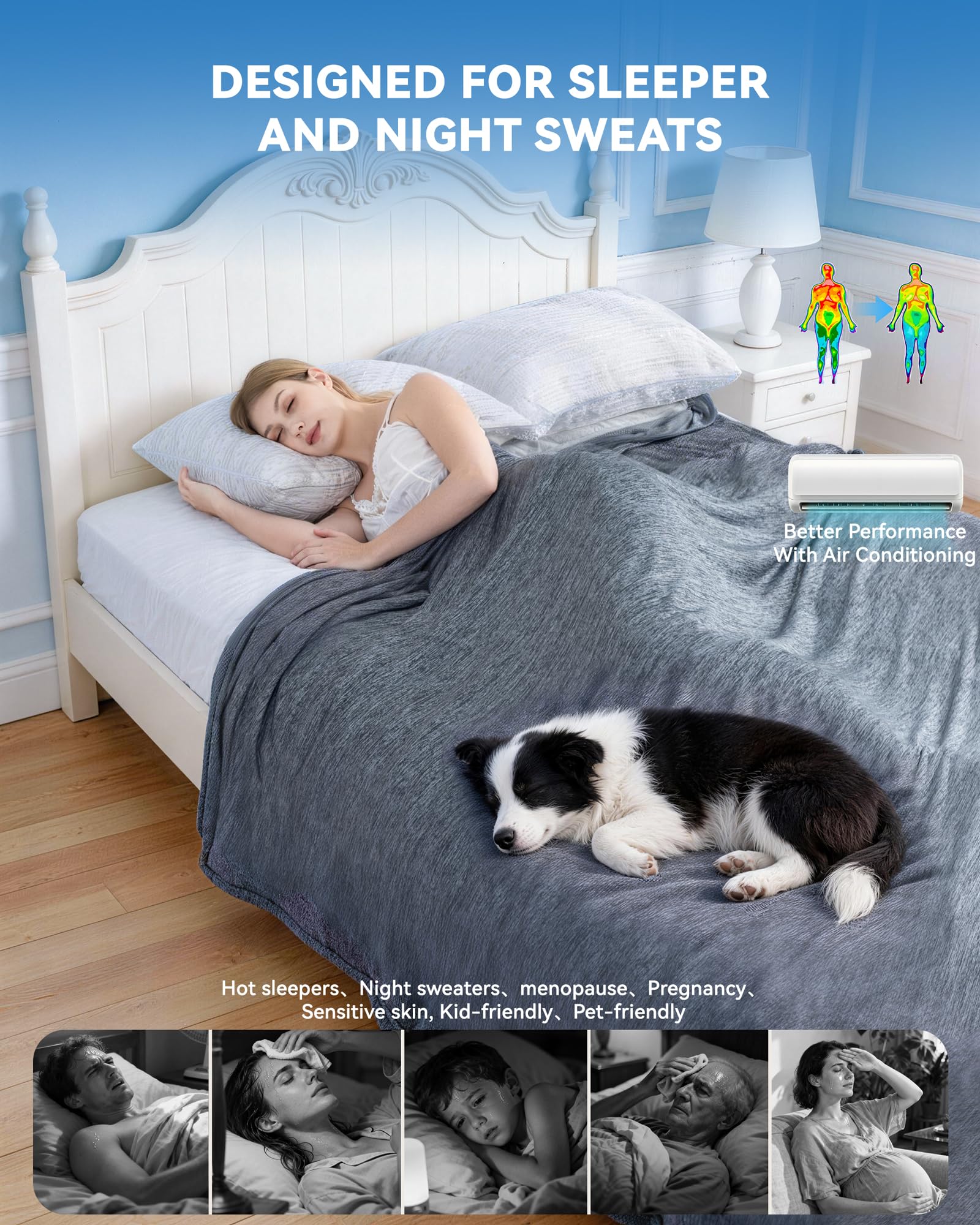 Lightweight Summer Cooling Blanket