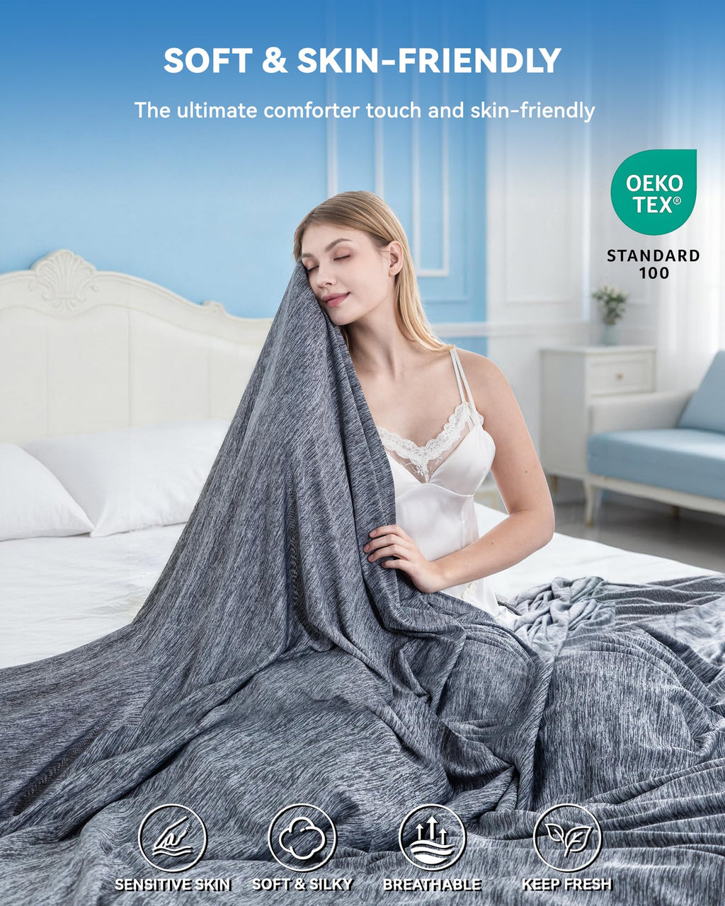 Lightweight Summer Cooling Blanket