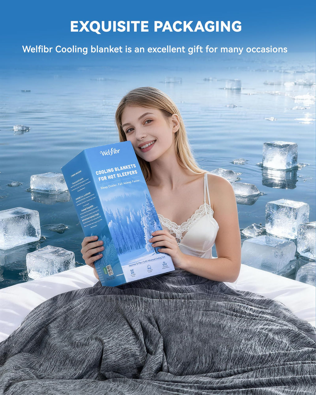 Lightweight Summer Cooling Blanket