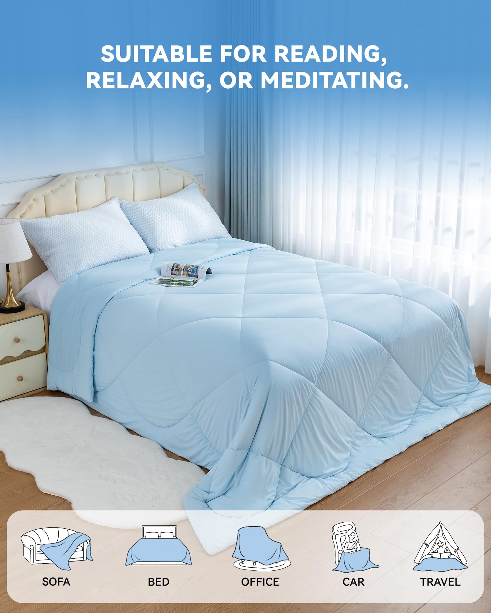 Nylon Spandex Summer Cooling Comforter
